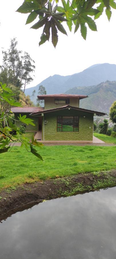 "Casa Verde" En Banos De Agua Santa Con Vista Al Volcan Tungurahua Exteriér fotografie